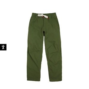 Topo Designs Olive Green Straight Leg Pants